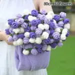 Hand-Knitted Rose Blanket DIY Kit & Ready-Made Gift for Mother's Day Valentine's Day - Image 12