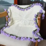 Hand-Knitted Rose Blanket 🌹 - Image 4