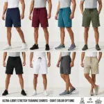 Men's 5-Pack Quick-Dry Athletic Shorts – Lightweight Breathable Casual Gym Shorts - Image 28