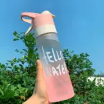 650ml (22oz) Spray Water Bottle – Large Capacity Sports Cup with Cooling Mist Function