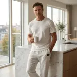 Men's Breathable Straight-Leg Trousers – Lightweight Cotton Blend Casual Pants - Image 5