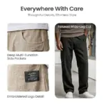Men's Breathable Straight-Leg Trousers – Lightweight Cotton Blend Casual Pants - Image 7