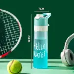 650ml (22oz) Spray Water Bottle – Large Capacity Sports Cup with Cooling Mist Function - Image 9