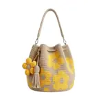 Boho Crochet Flower Shoulder Bag – Lightweight Summer Pouch Bag - Image 9