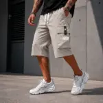 Men’s Quick-Dry Cargo Shorts – Relaxed Fit Outdoor Shorts with Adjustable Waist - Image 3
