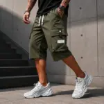 Men’s Quick-Dry Cargo Shorts – Relaxed Fit Outdoor Shorts with Adjustable Waist - Image 5