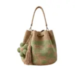 Boho Crochet Flower Shoulder Bag – Lightweight Summer Pouch Bag - Image 12