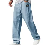 Men's Breathable Straight-Leg Trousers – Lightweight Cotton Blend Casual Pants - Image 15