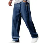 Men's Breathable Straight-Leg Trousers – Lightweight Cotton Blend Casual Pants - Image 16